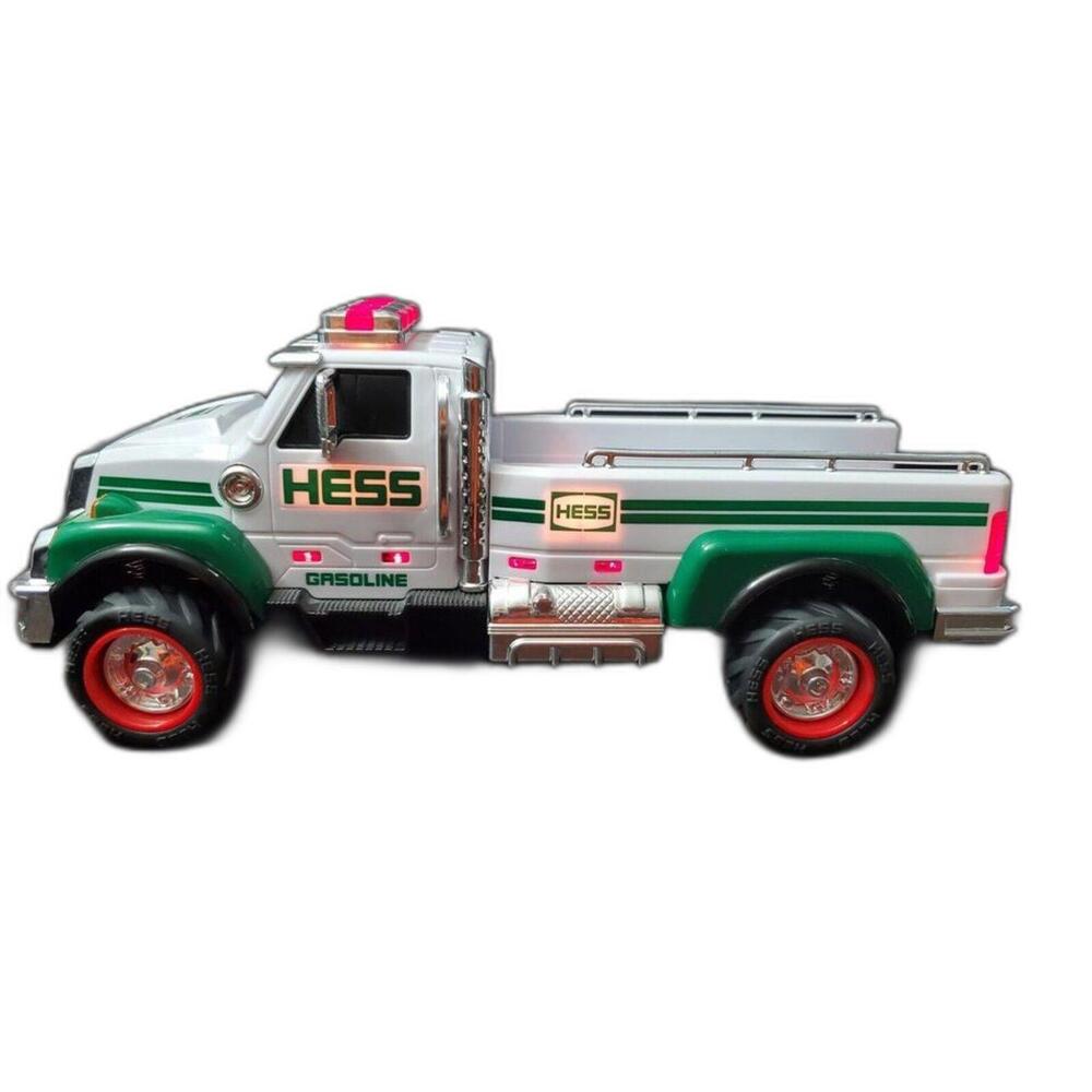 Collector's edition 2011 Hess Toy Truck Flat Bed‎ Tested and Works Missing Car